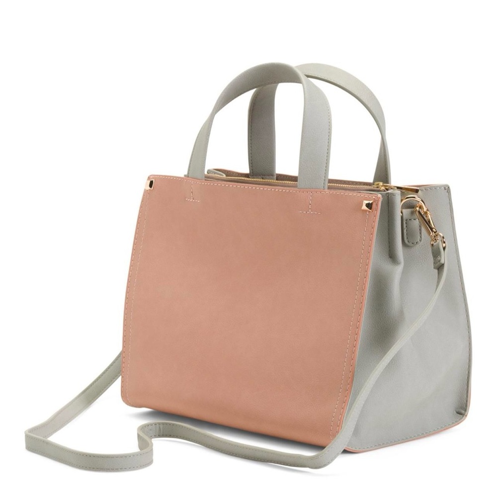 Elegant Two-Tone Women's Handbag